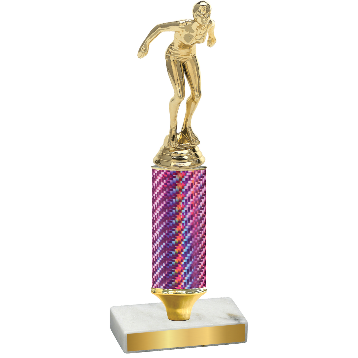 Value Pink Carbon Fiber Tennis Trophy