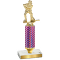 Value Pink Carbon Fiber Hockey Trophy