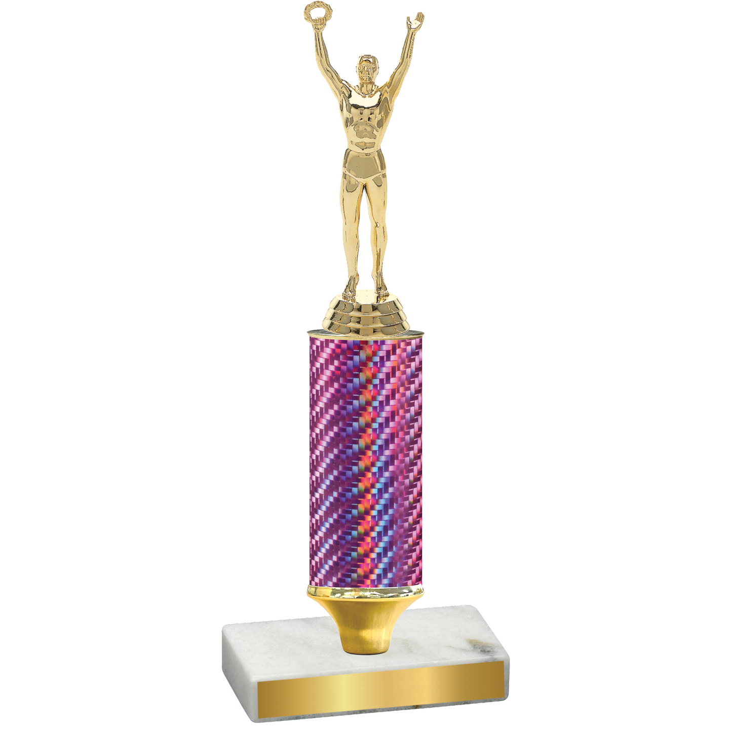 Value Pink Carbon Fiber Victory Trophy