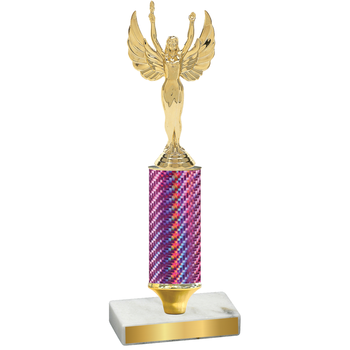 Value Pink Carbon Fiber Victory Trophy