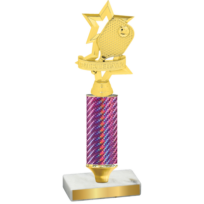 Value Pink Carbon Fiber Pickleball Trophy