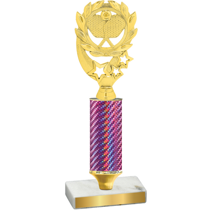 Value Pink Carbon Fiber Pickleball Trophy