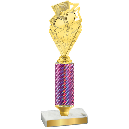 Value Pink Carbon Fiber Pickleball Trophy