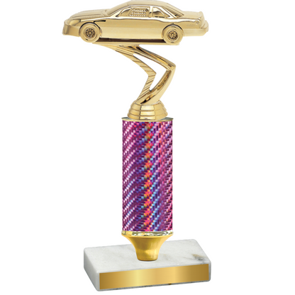 Value Pink Carbon Fiber Cars Trophy