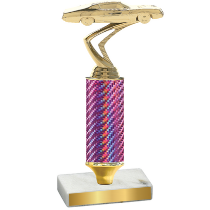 Value Pink Carbon Fiber Cars Trophy