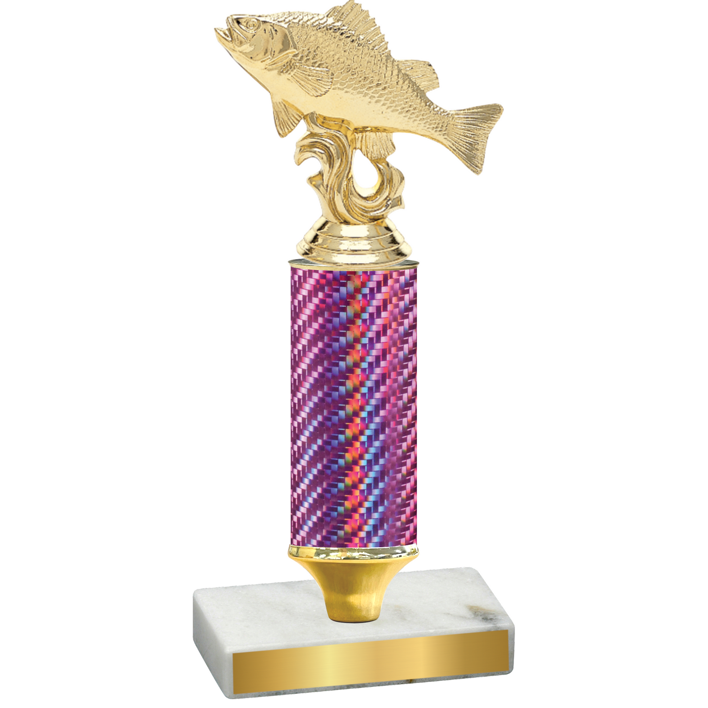 Value Pink Carbon Fiber Fishing Trophy