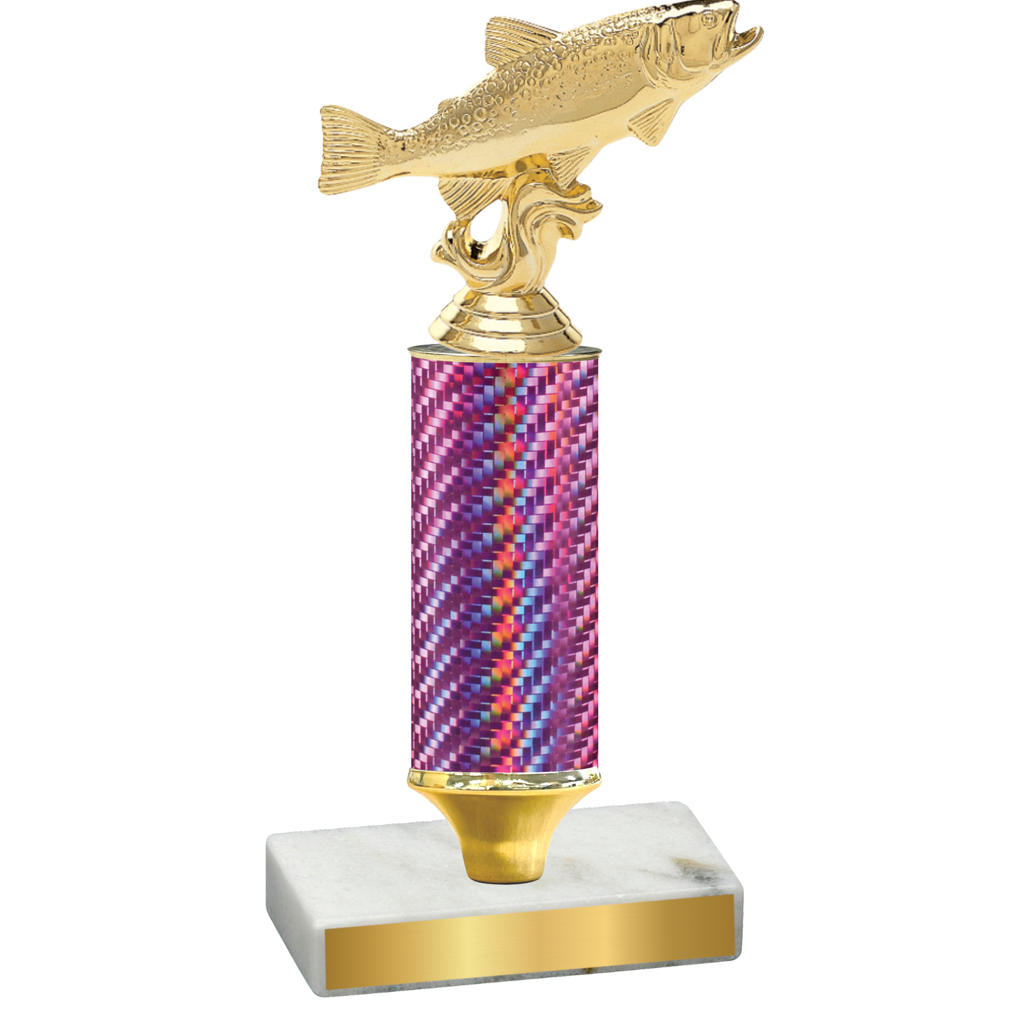 Value Pink Carbon Fiber Fishing Trophy