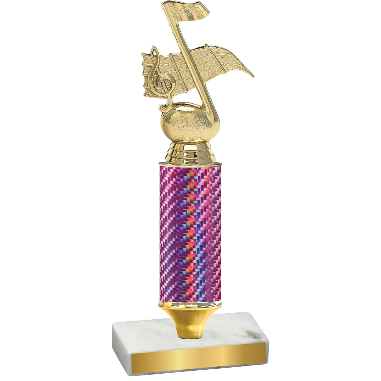 Value Pink Carbon Fiber Music Trophy