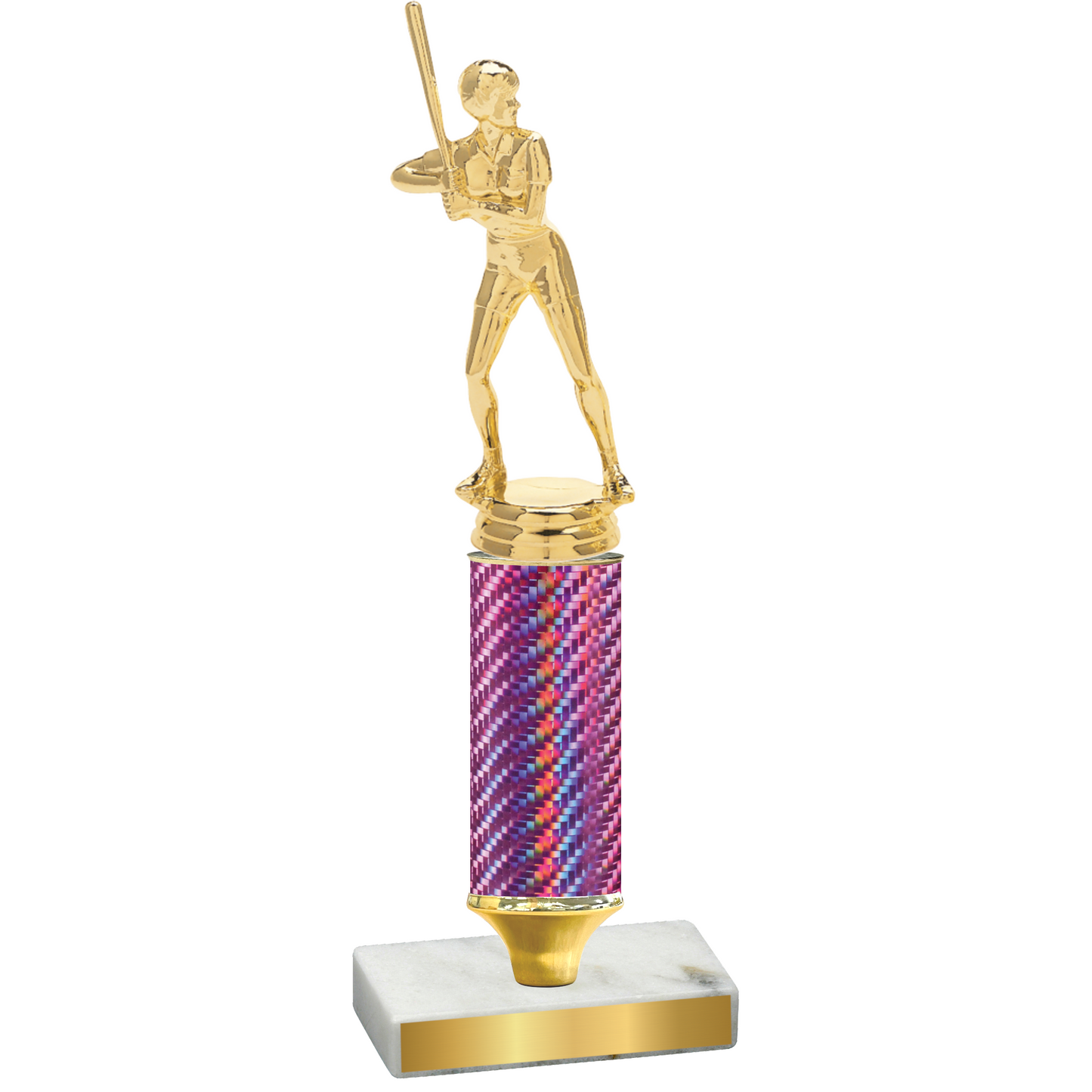 Value Pink Carbon Fiber Softball Trophy