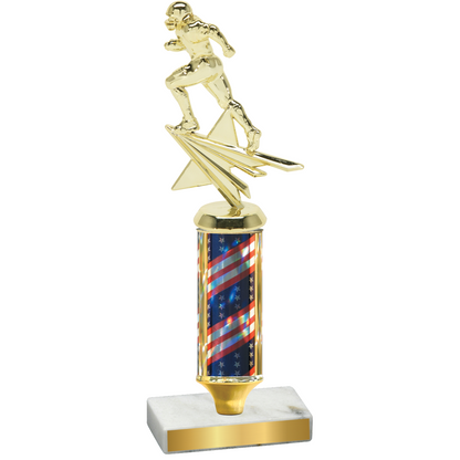 Value Flag USA Football Trophy