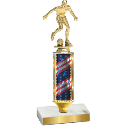 Value Flag USA Soccer Trophy