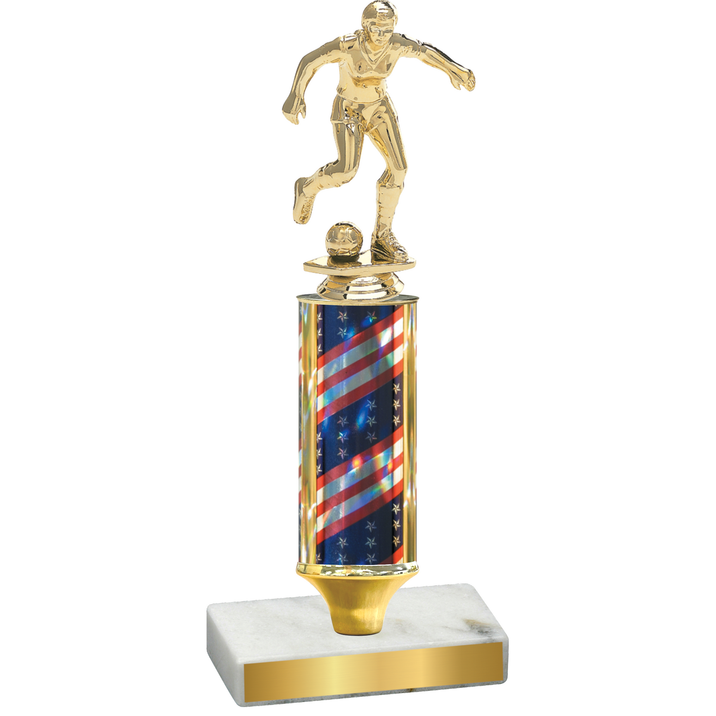 Value Flag USA Soccer Trophy