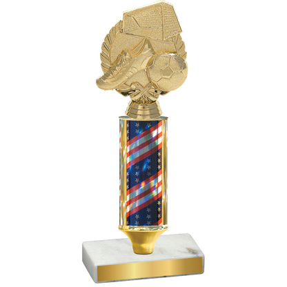 Value Flag USA Soccer Trophy