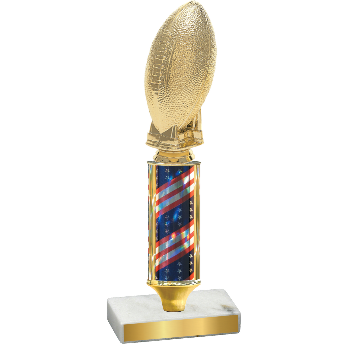 Value Flag USA Football Trophy