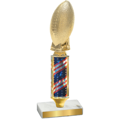 Value Flag USA Football Trophy