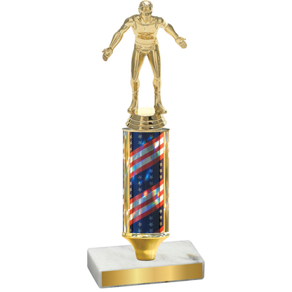 Value Flag USA Wrestling Trophy