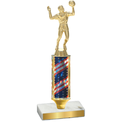 Value Flag USA Volleyball Trophy