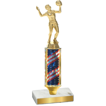 Value Flag USA Volleyball Trophy