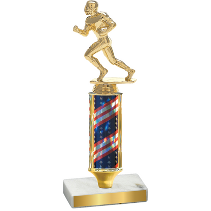 Value Flag USA Football Trophy