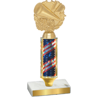 Value Flag USA Cheerleading Trophy