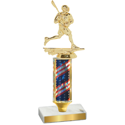 Value Flag USA Lacrosse Trophy