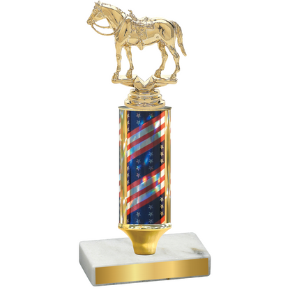 Value Flag USA Horses Trophy