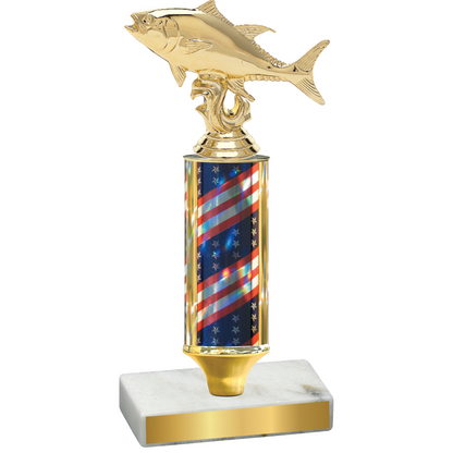 Value Flag USA Fishing Trophy