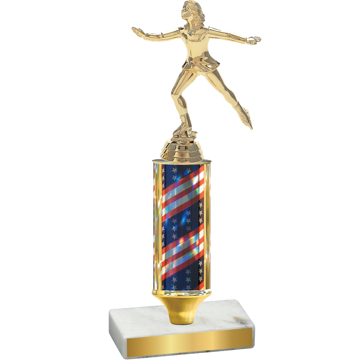 Value Flag USA Skater Trophy