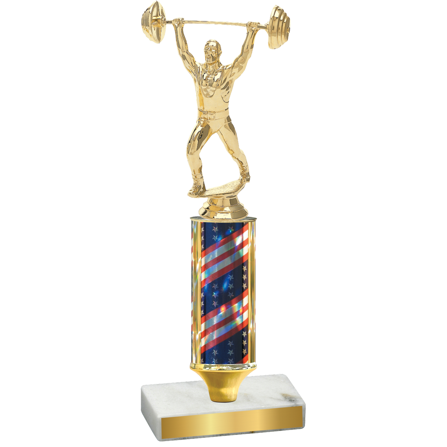 Value Flag USA Weights Trophy