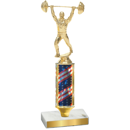 Value Flag USA Weights Trophy