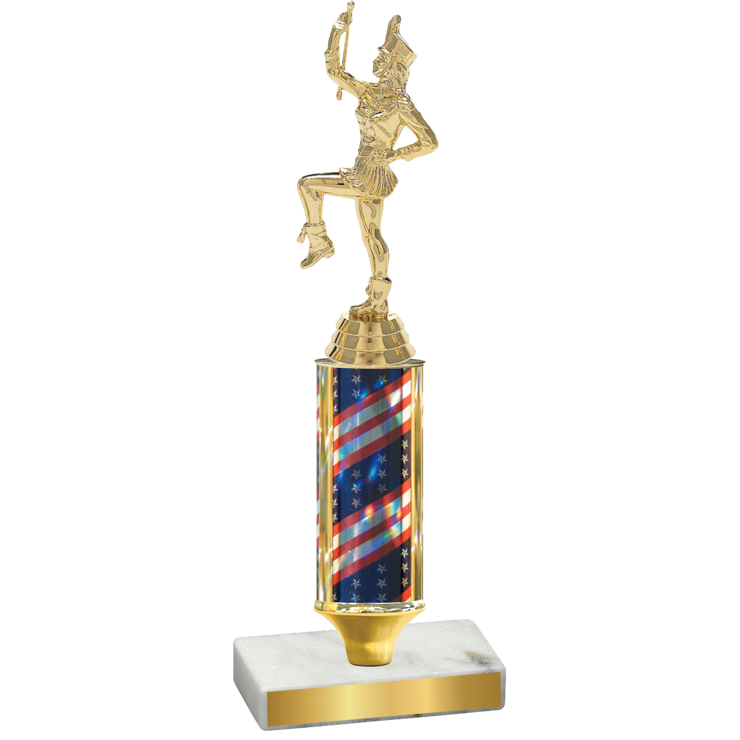 Value Flag USA Majorette Trophy