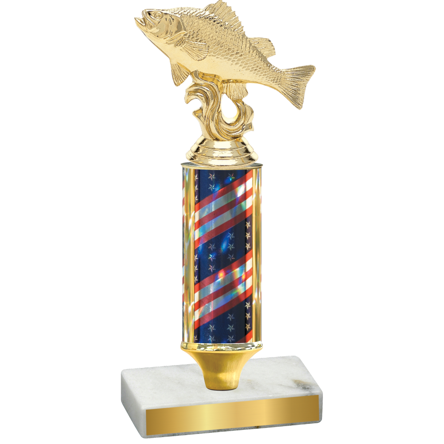 Value Flag USA Fishing Trophy