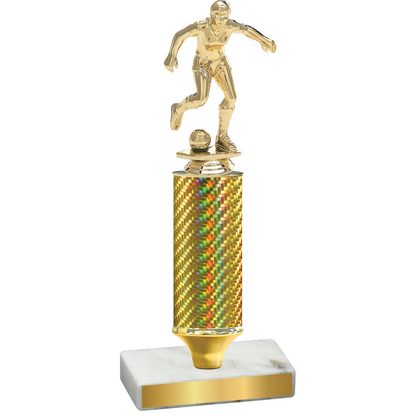 Value Gold Carbon Fiber Soccer Trophy