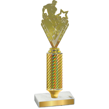 Value Gold Carbon Fiber Rugby Trophy