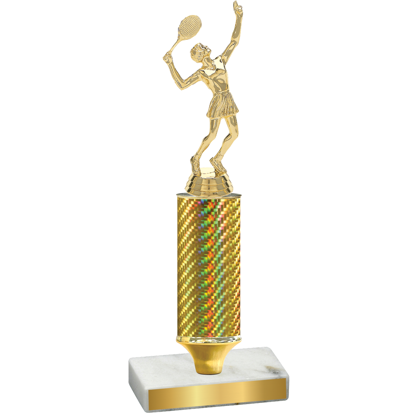 Value Gold Carbon Fiber Tennis Trophy