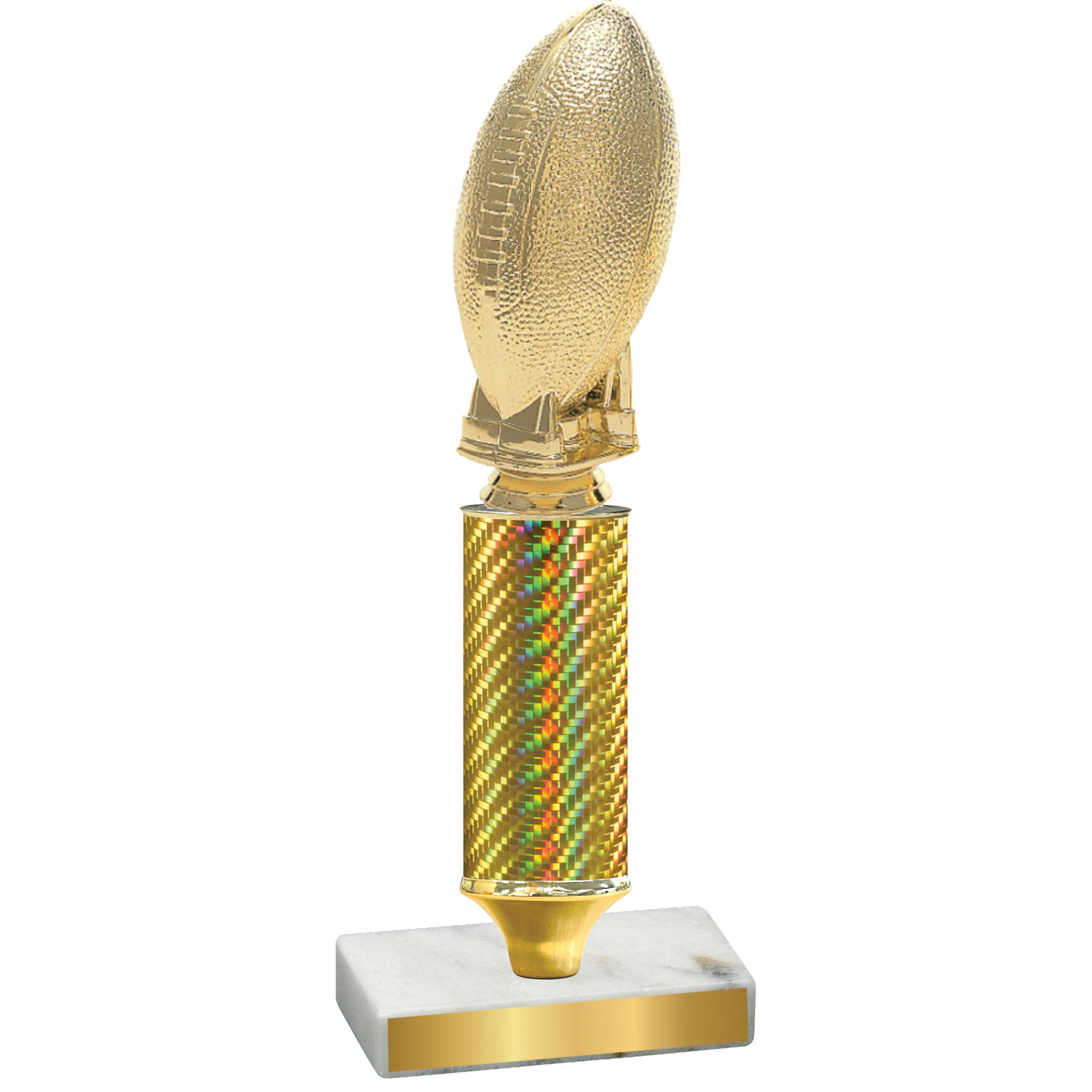 Value Gold Carbon Fiber Football Trophy