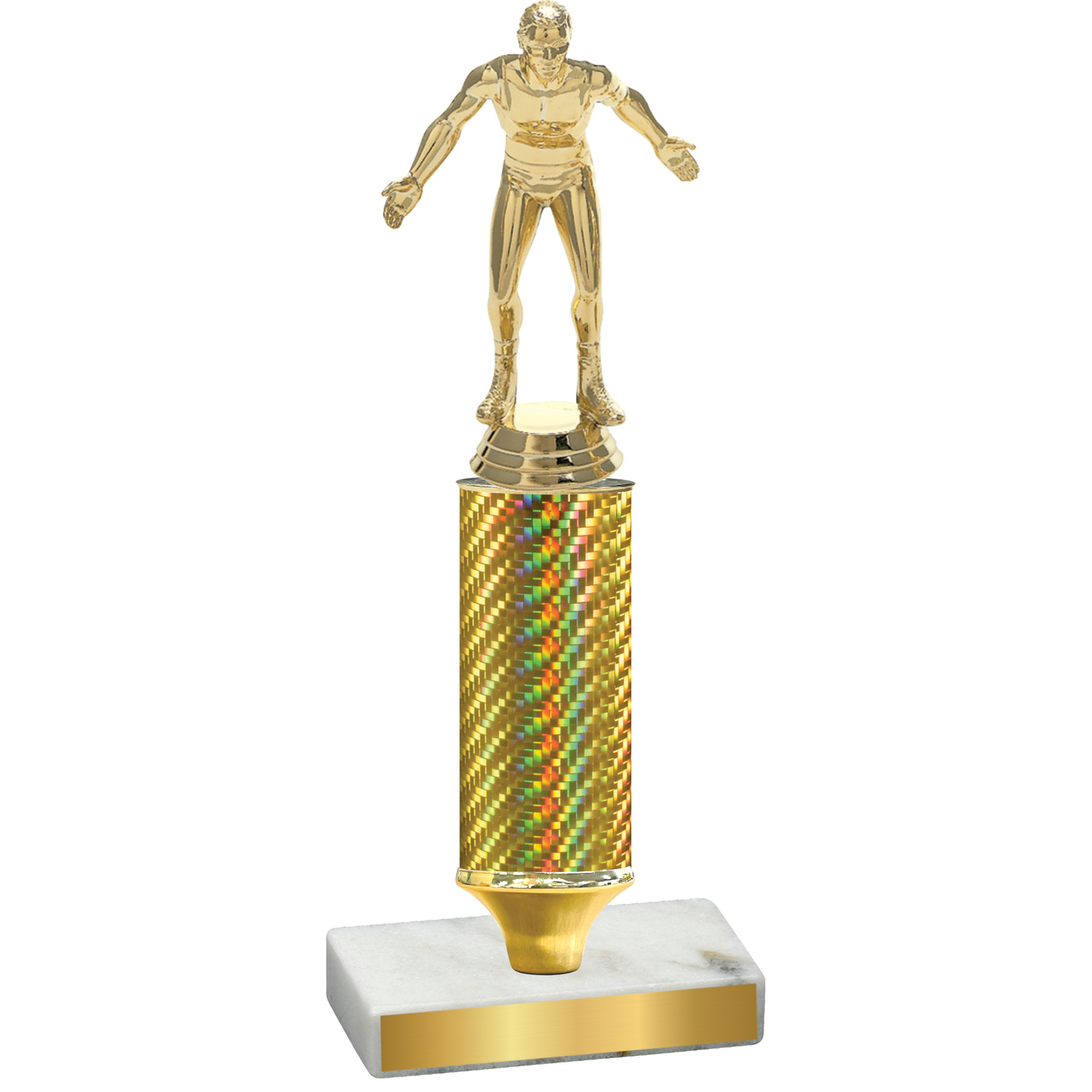 Value Gold Carbon Fiber Wrestling Trophy