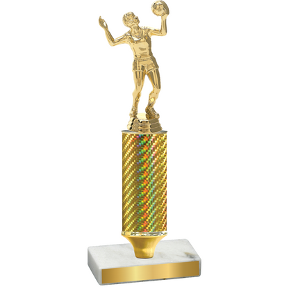 Value Gold Carbon Fiber Volleyball Trophy