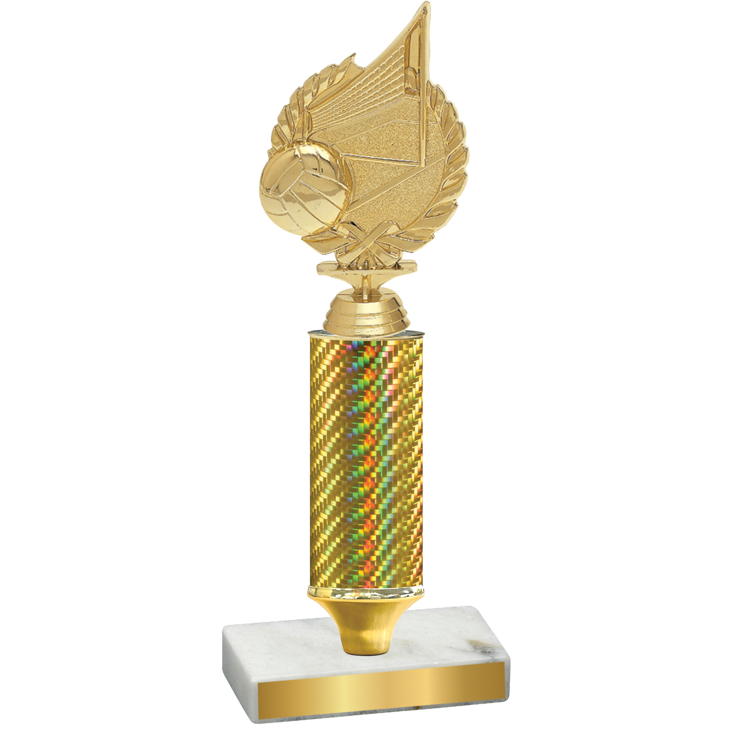 Value Gold Carbon Fiber Volleyball Trophy