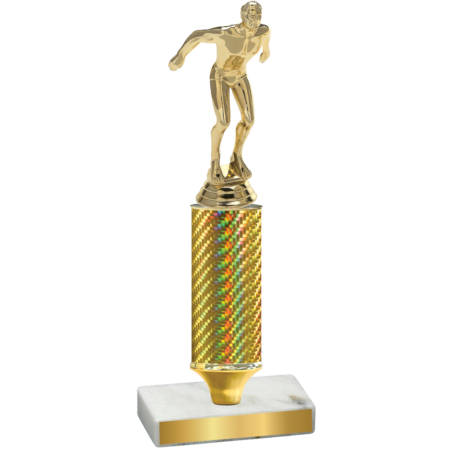 Value Gold Carbon Fiber Swimming Trophy