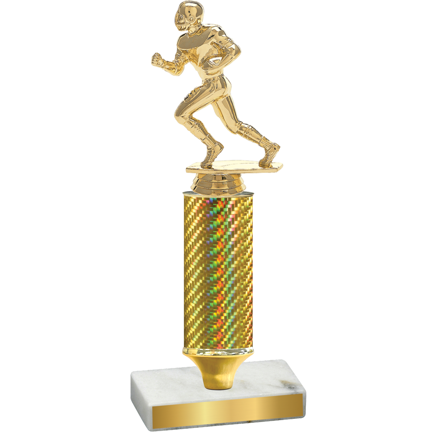 Value Gold Carbon Fiber Football Trophy