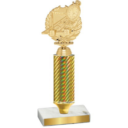 Value Gold Carbon Fiber Swimming Trophy