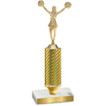Value Gold Carbon Fiber Cheerleading Trophy