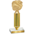 Value Gold Carbon Fiber Cheerleading Trophy