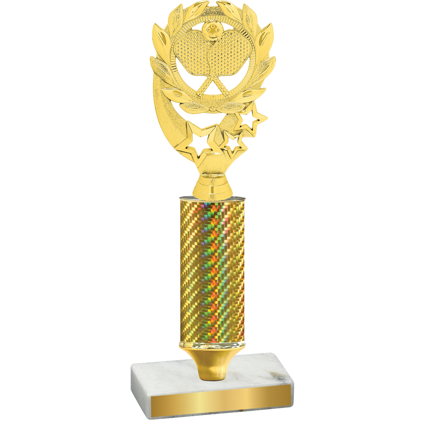 Value Gold Carbon Fiber Pickleball Trophy