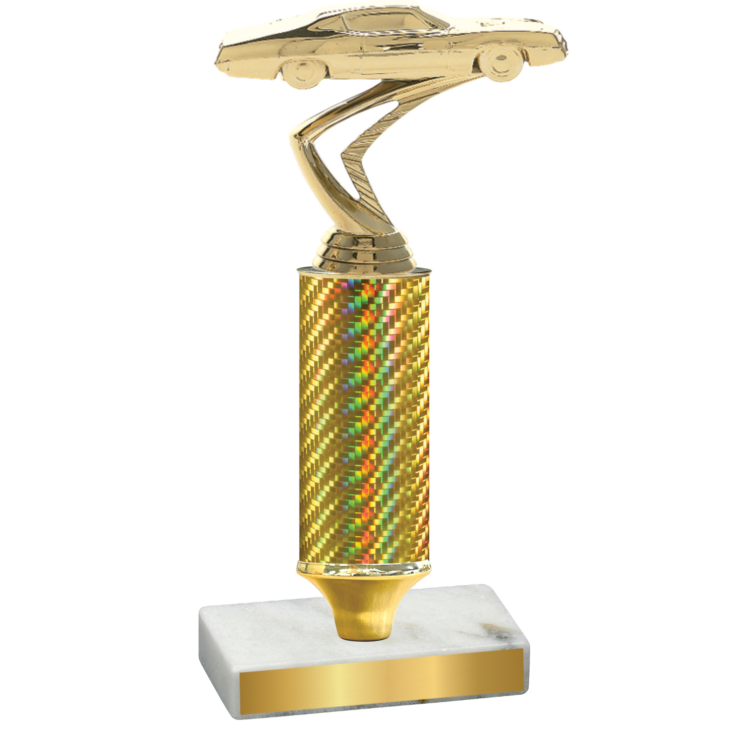 Value Gold Carbon Fiber Cars Trophy