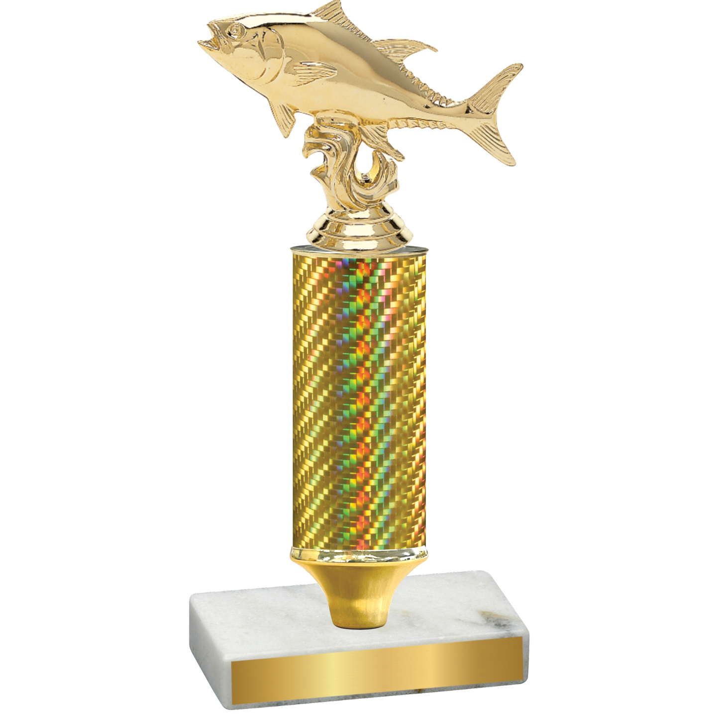 Value Gold Carbon Fiber Fishing Trophy