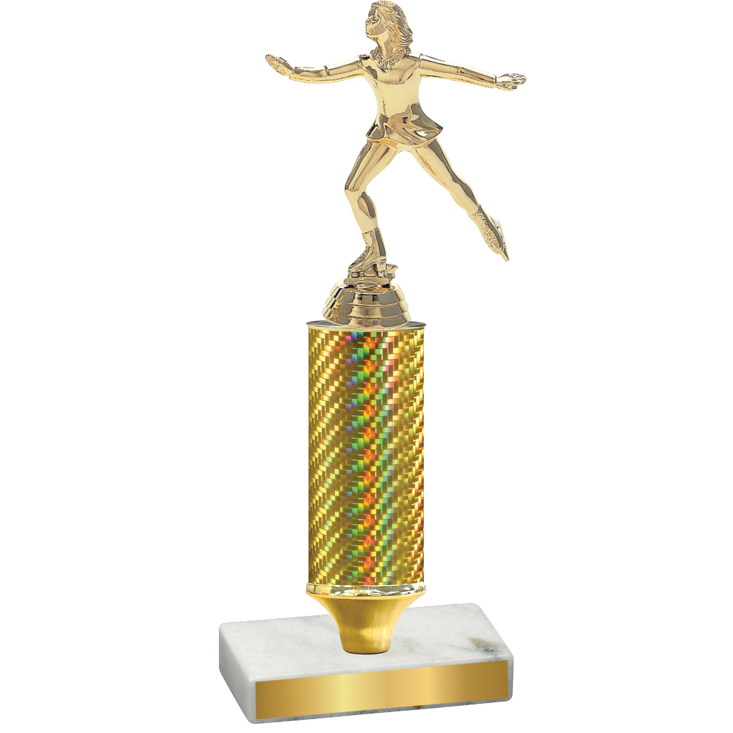 Value Gold Carbon Fiber Skater Trophy