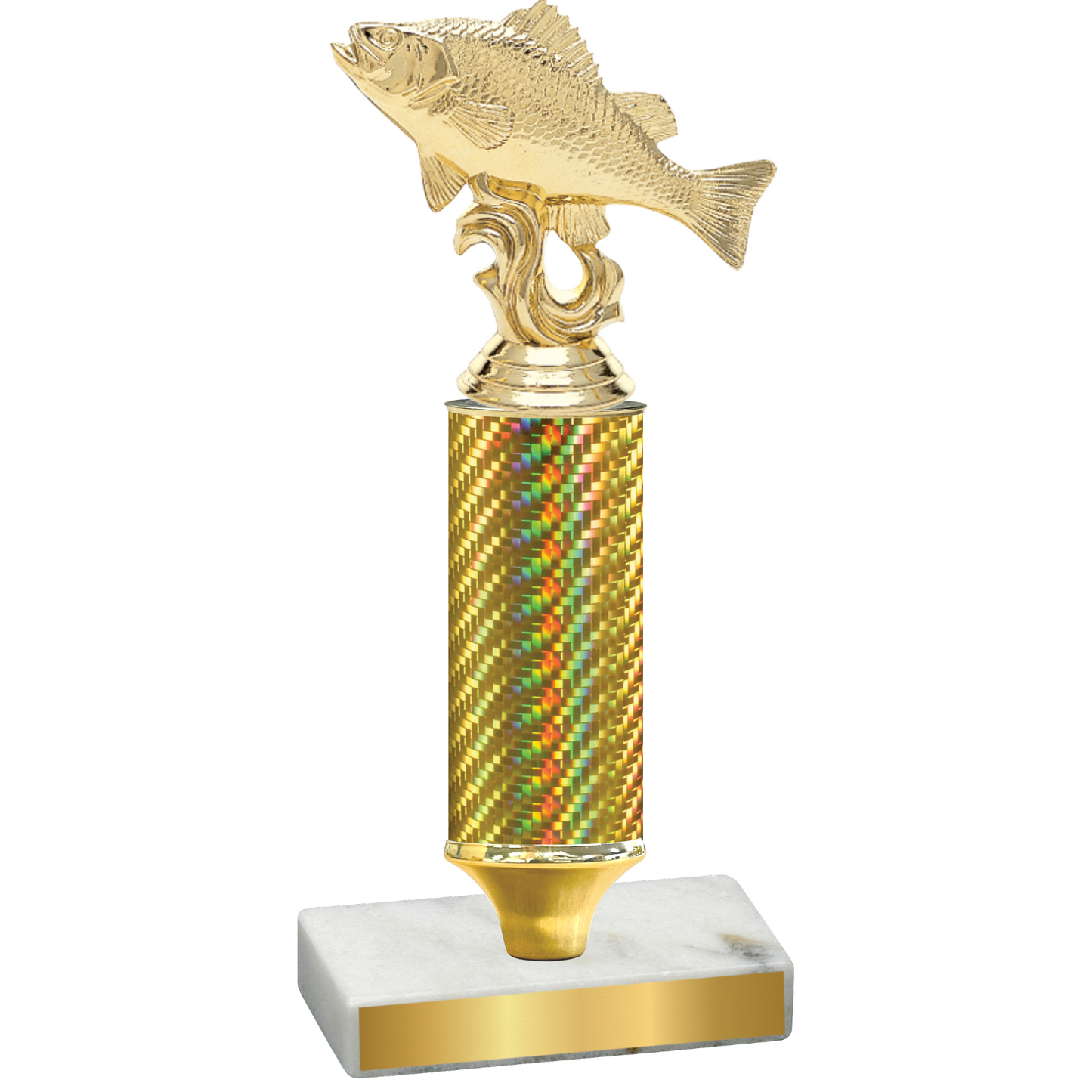 Value Gold Carbon Fiber Fishing Trophy