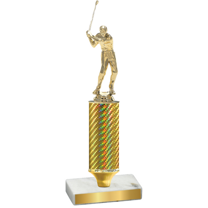 Value Gold Carbon Fiber Golf Trophy